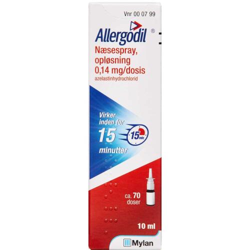 Allergodil Næsespray 0,14 mg/d | apotekeren.dk Køb nu!