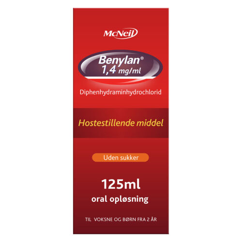 Køb BENYLAN ORAL OPL 1,4 MG/ML online hos apotekeren.dk