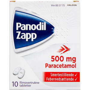 Køb Panodil Zapp tablet 500 mg, 10 stk online hos apotekeren.dk