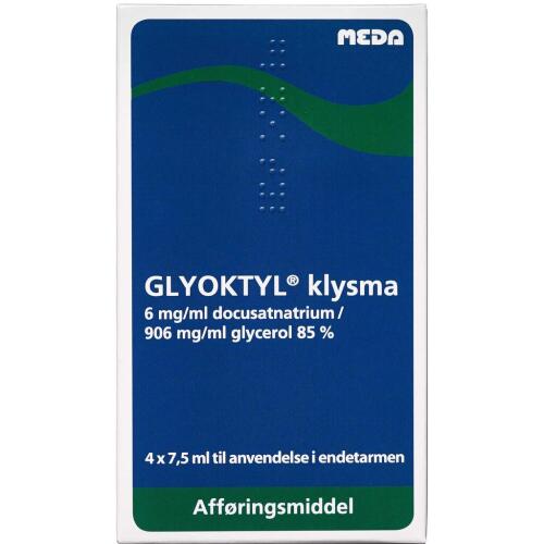 Køb GLYOKTYL REKTALVÆ.6+906 MG/ML online hos apotekeren.dk