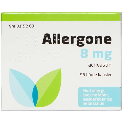 Køb ALLERGONE KAPS 8 MG online hos apotekeren.dk