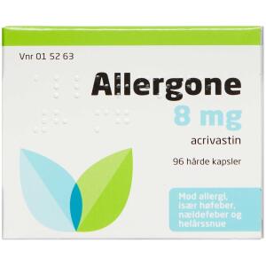 Køb ALLERGONE KAPS 8 MG online hos apotekeren.dk