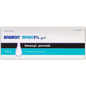 Køb Basiron wash gel 5% mod akne 100 g. online hos apotekeren.dk