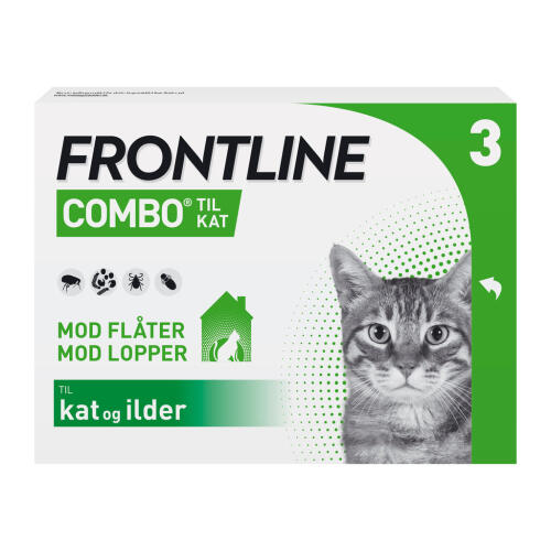 Køb Frontline Combo Vet til katte 3 x 0,5 ml online hos apotekeren.dk