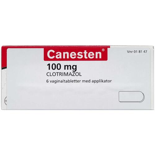 Køb CANESTEN VAGINALTABL 100MG(ORI online hos apotekeren.dk