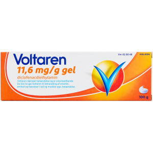 Køb VOLTAREN GEL 11,6 MG/G online hos apotekeren.dk