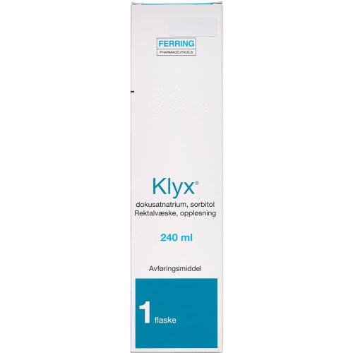 Køb KLYX REKVÆS.OPL 1+250MG/ML (OR online hos apotekeren.dk