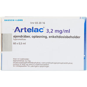 Køb ARTELAC ØJENDRÅBER 3,2 MG/ML online hos apotekeren.dk