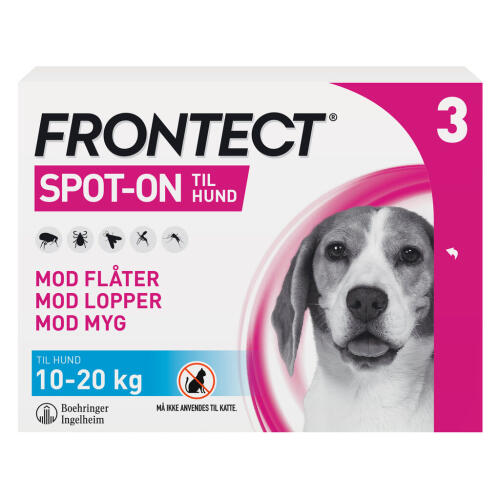 Køb Frontect til hunde spot-on 10-20 kg. online hos apotekeren.dk