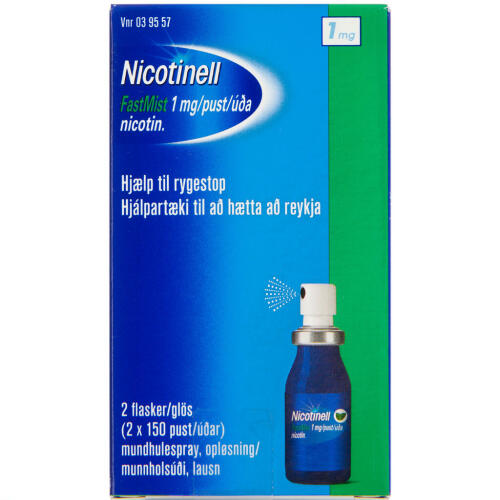 Køb Nicotinell Spray Mint 1 mg 300 dosis  online hos apotekeren.dk