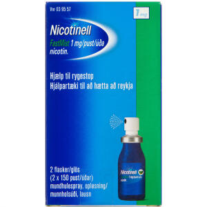 Køb Nicotinell Fastmist 2 x 150 doser online hos apotekeren.dk