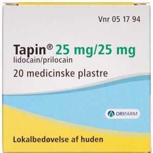 Køb TAPIN MEDICINSK PL.25+25 MG online hos apotekeren.dk