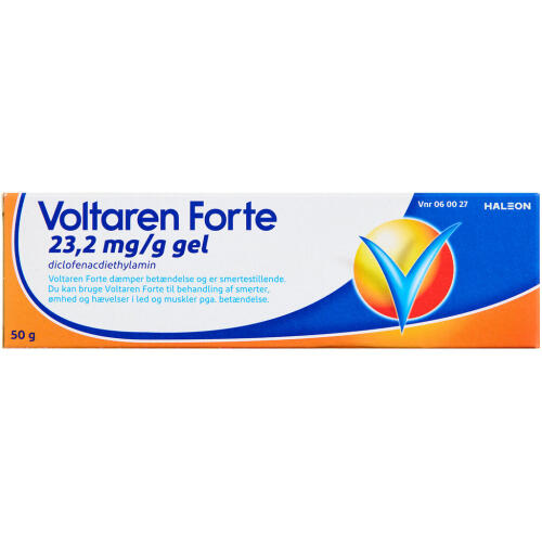 Køb Voltaren Forte gel 23,2 mg/g, 50 g online hos apotekeren.dk