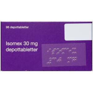 Køb ISOMEX DEPOT.TABLET 30 MG online hos apotekeren.dk