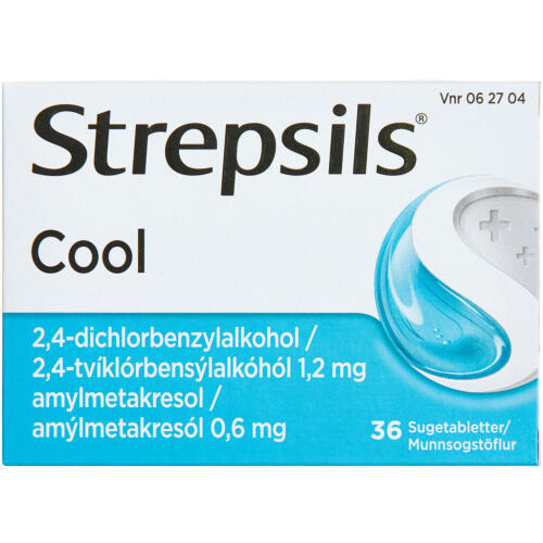 Køb Strepsils Cool Sugetablet, 36 stk.  online hos apotekeren.dk