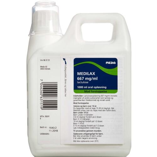 Køb MEDILAX ORAL OPL 667 MG/ML online hos apotekeren.dk