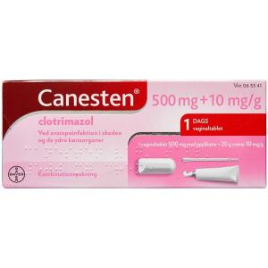 Køb CANESTEN VAGINALTABL+CREME online hos apotekeren.dk