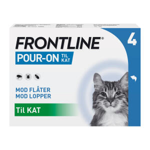 Køb Frontline Pour-On Vet til Katte 4 x 0,5 ml online hos apotekeren.dk