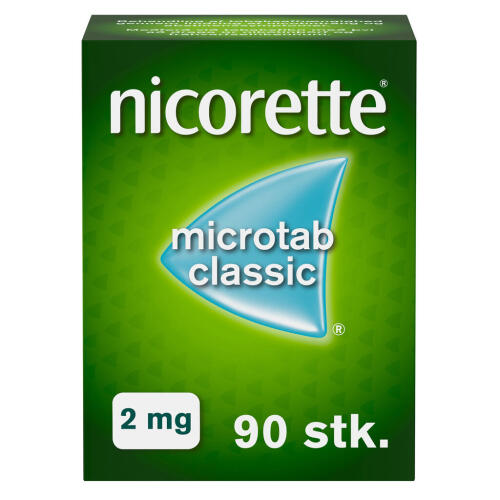 Køb Nicorette® Microtab tablet 2 mg 90 stk. online hos apotekeren.dk