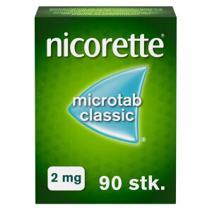 Køb NICORETTE MICROTAB CLASSIC 2MG online hos apotekeren.dk