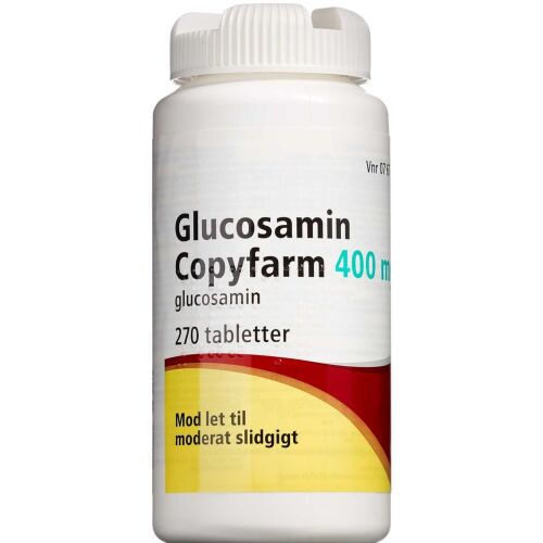 Køb GLUCOSAMIN TABL 400 MG (COPYF online hos apotekeren.dk