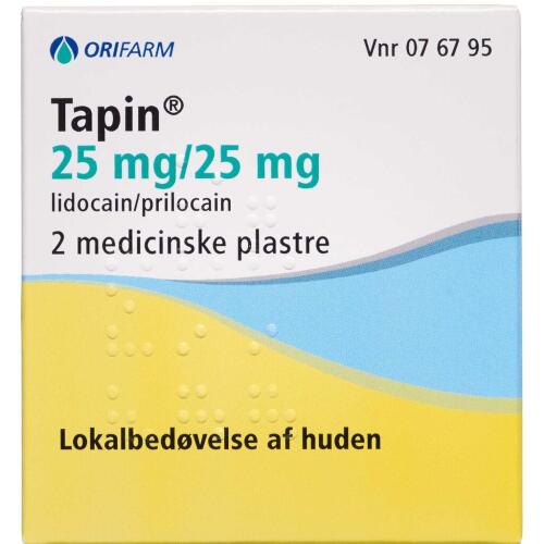 Køb TAPIN MEDICINSK PL.25+25 MG online hos apotekeren.dk