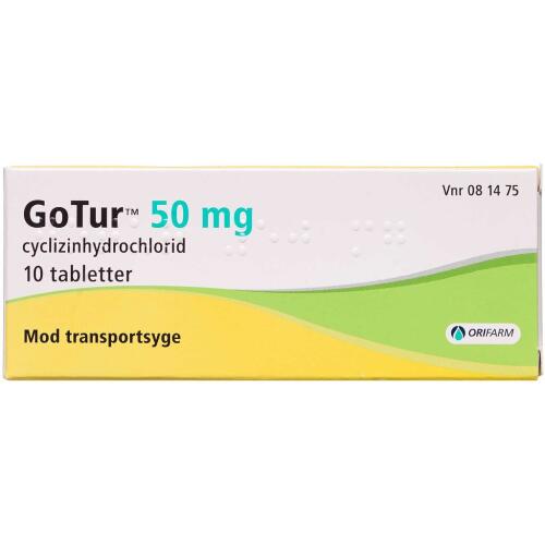Køb GOTUR TABL 50 MG (ORIFARM) online hos apotekeren.dk