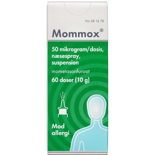Køb MOMMOX NÆSESPRAY 50 MIKG/DS online hos apotekeren.dk