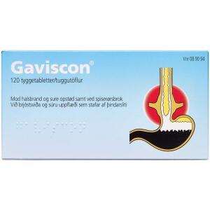 Køb GAVISCON TYGGETABL online hos apotekeren.dk