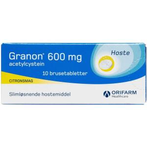 Køb GRANON BRUSETABL 600 MG online hos apotekeren.dk