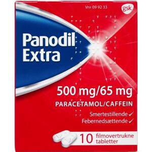 Køb PANODIL EXTRA TABL 500+65 MG online hos apotekeren.dk