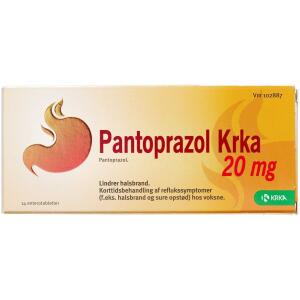 Køb PANTOPRAZOL ENTTABL 20 MG (KRK online hos apotekeren.dk