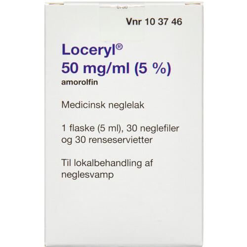Køb LOCERYL MED.NEGLELAK 50 MG/ML online hos apotekeren.dk