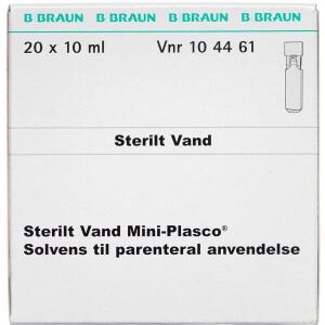 Køb STERILT VAND MINI-PLASCO online hos apotekeren.dk