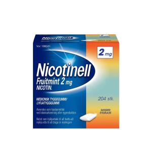 Køb NICOTINELL FRUITMINT 2 MG online hos apotekeren.dk