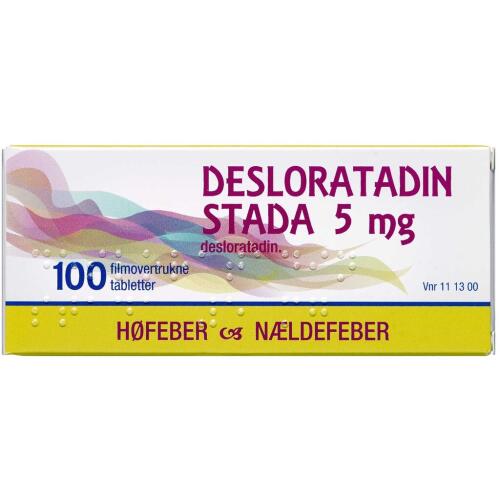 Køb DESLORATADIN TABL 5 MG (STADA online hos apotekeren.dk