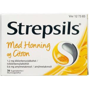 Køb STREPSILS SUGETABL HONNING/CIT online hos apotekeren.dk