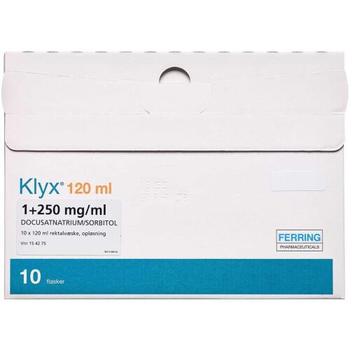 Køb KLYX REKVÆS.OPL 1+250MG/ML(ORI online hos apotekeren.dk