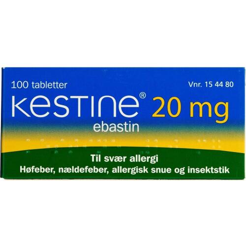 Køb KESTINE TABL 20 MG online hos apotekeren.dk