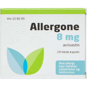 Køb ALLERGONE KAPS 8 MG online hos apotekeren.dk