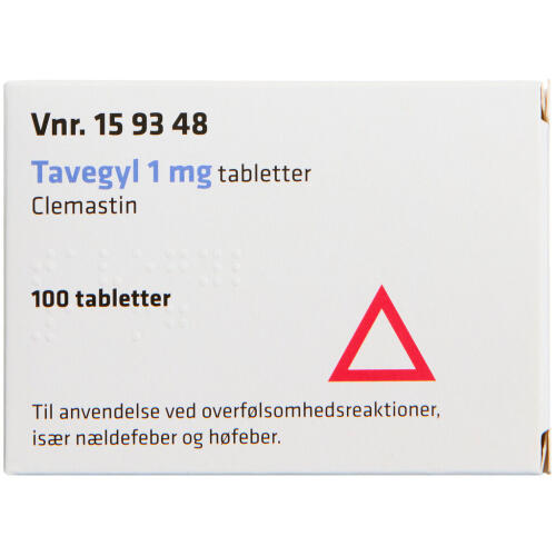 Køb TAVEGYL TABL 1 MG online hos apotekeren.dk
