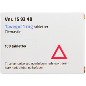 Køb TAVEGYL TABL 1 MG online hos apotekeren.dk