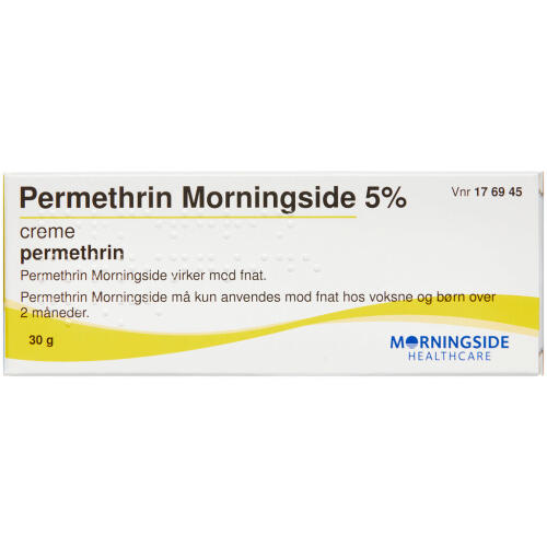 Køb PERMETHRIN MORNINGSIDE CR. 5% online hos apotekeren.dk