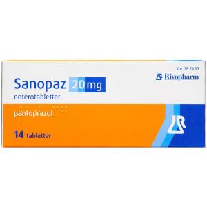 Køb SANOPAZ ENTEROTABL 20 MG online hos apotekeren.dk