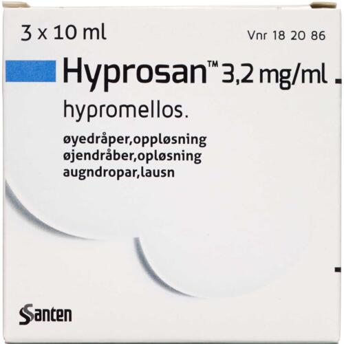 Køb HYPROSAN ØJENDRÅBER 3,2 MG/ML online hos apotekeren.dk