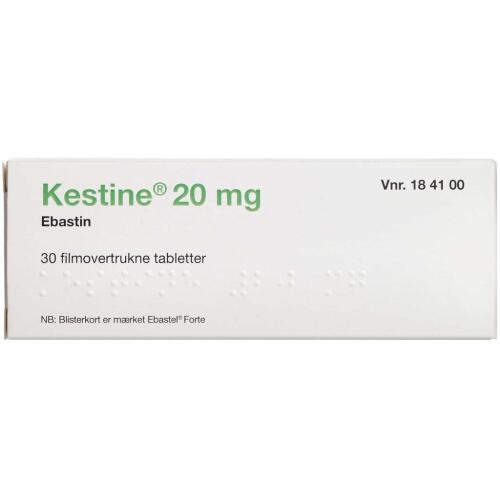 Køb KESTINE TABL 20 MG (2CARE4) online hos apotekeren.dk