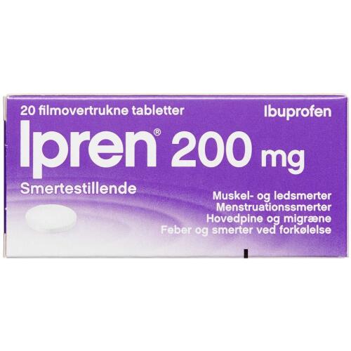 Køb IPREN TABL 200 MG online hos apotekeren.dk