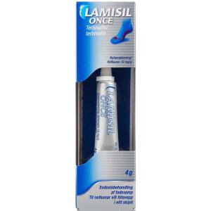 Køb Lamisil Once Kutanopl. 10 mg/g online hos apotekeren.dk