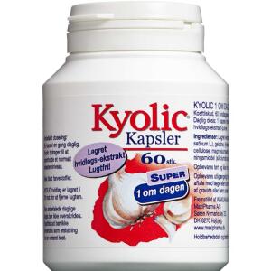 Køb Kyolic 1 om dagen kapsler 600 mg 60 stk. online hos apotekeren.dk