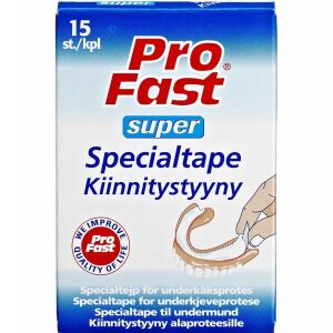 Køb ProFast Specialtape til undermund 15 stk. online hos apotekeren.dk